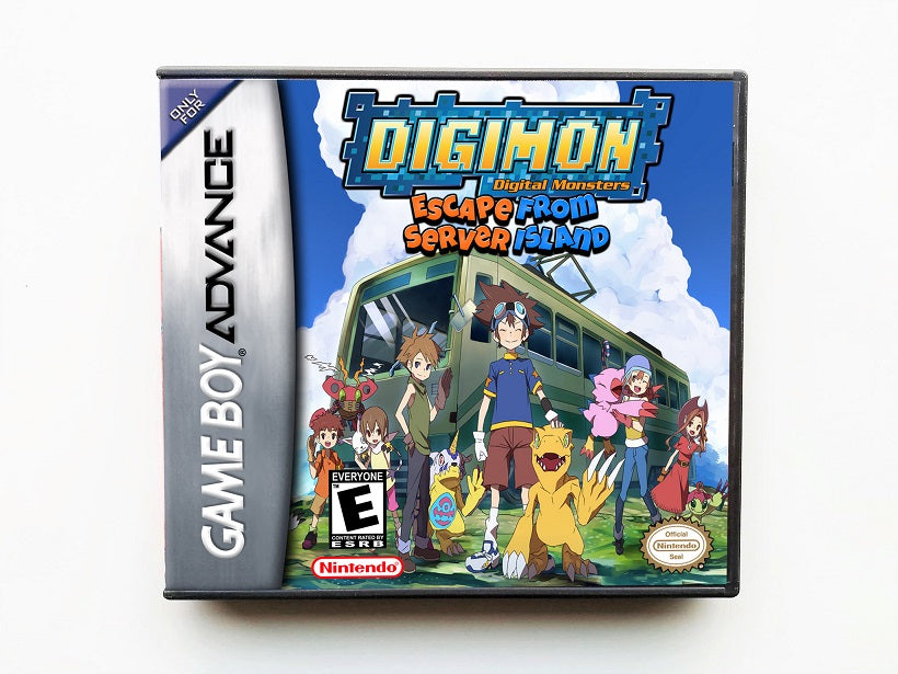 Digimon Escape from Server Island Gameboy Advance GBA Pokemon ROM