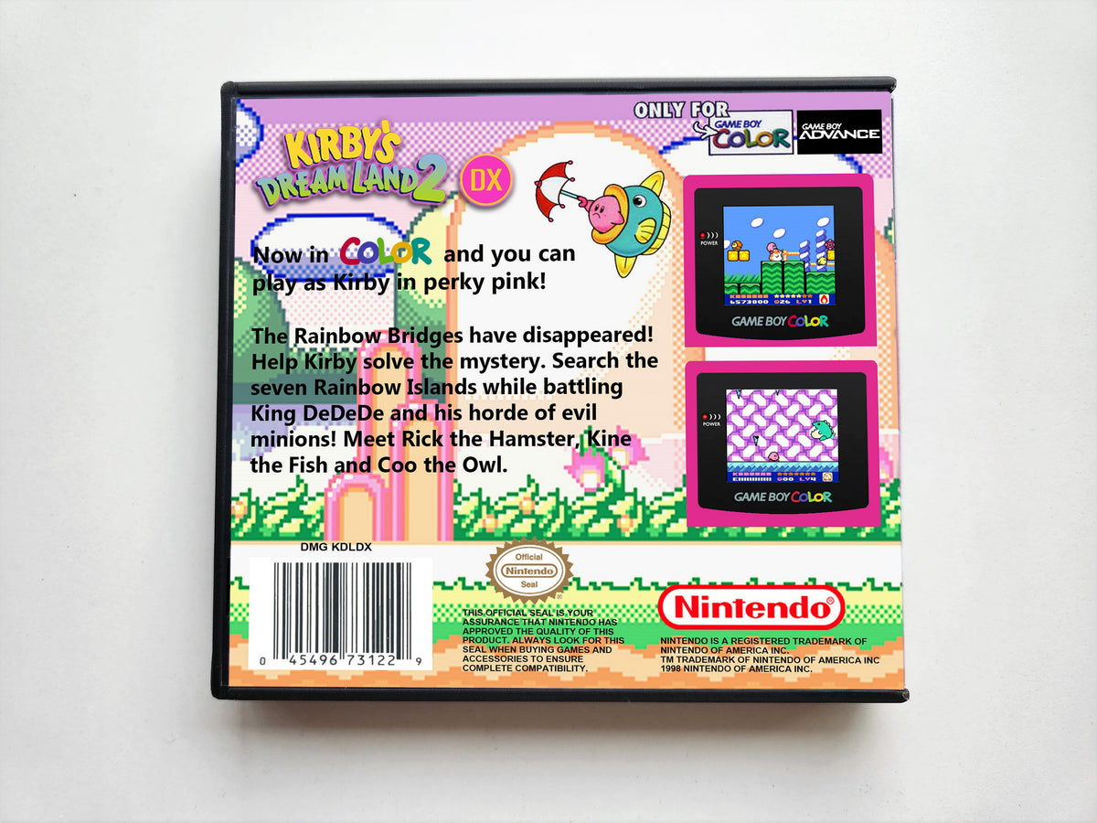 Kirby's Dream Land 2 DX [GB to GBC] Full Color Hack 