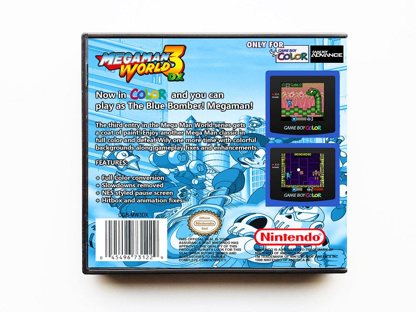 Mega Man World 3 DX (Gameboy Color GBC)
