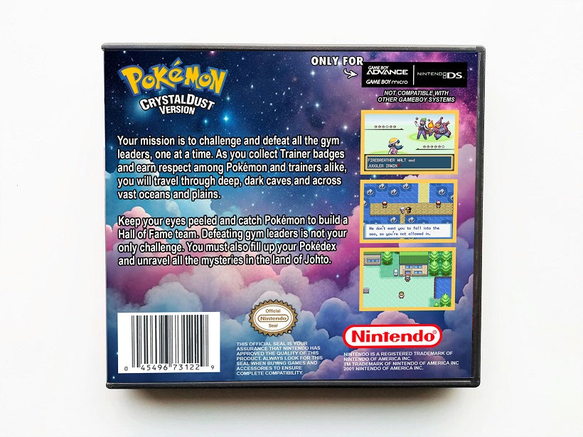 Pokemon Crystal Dust (Gameboy Advance GBA)