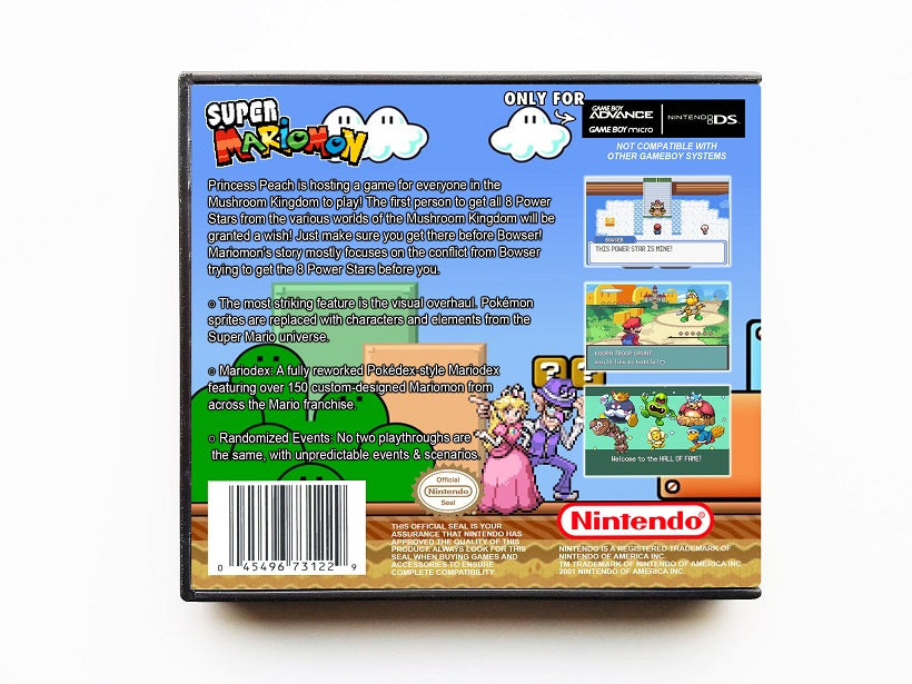 Super MarioMon - Pokemon Hack (Gameboy Advance GBA)