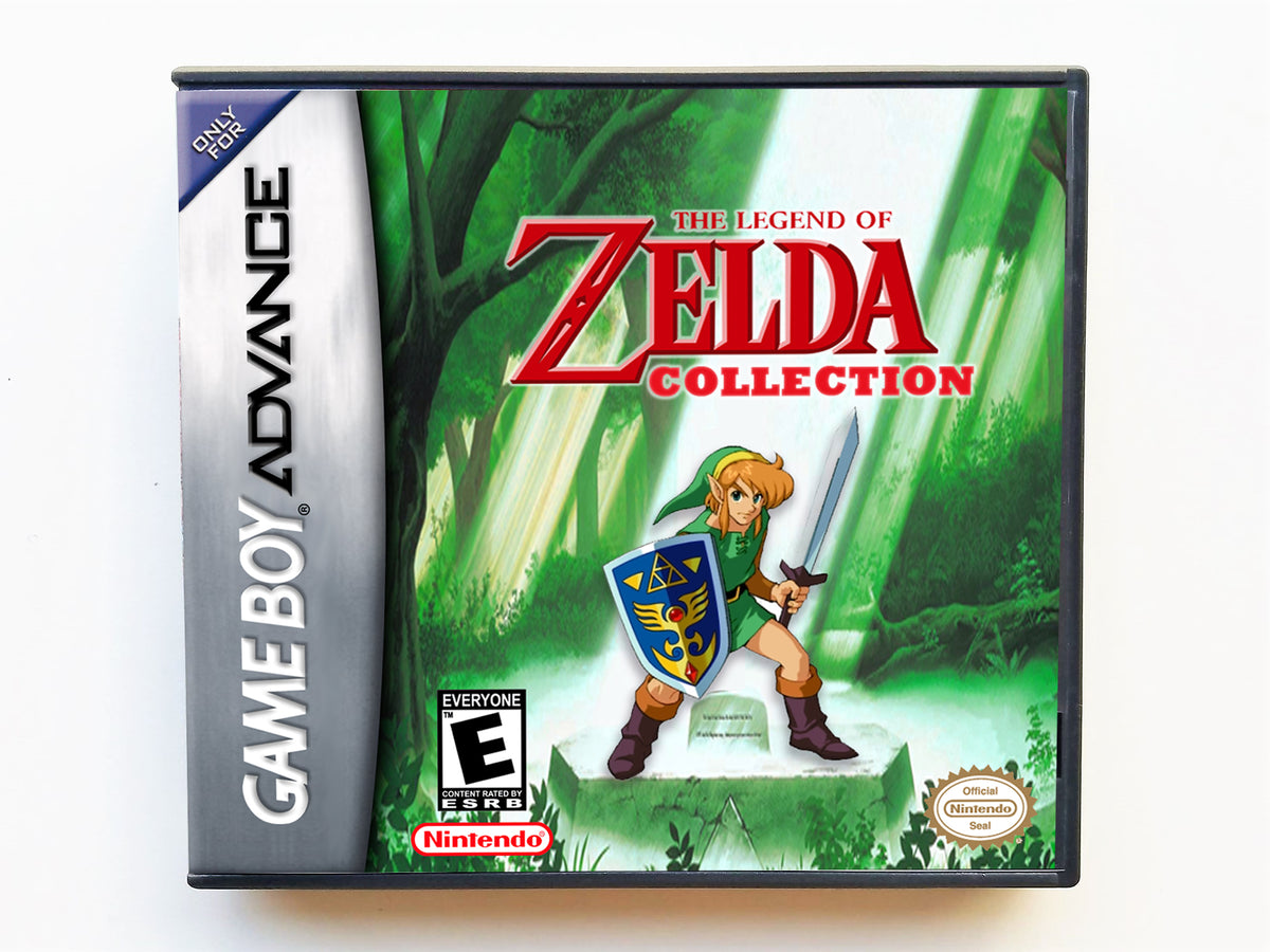 ZELDA GOLD Link to the Past Custom Gameboy Advance Mod W/ 