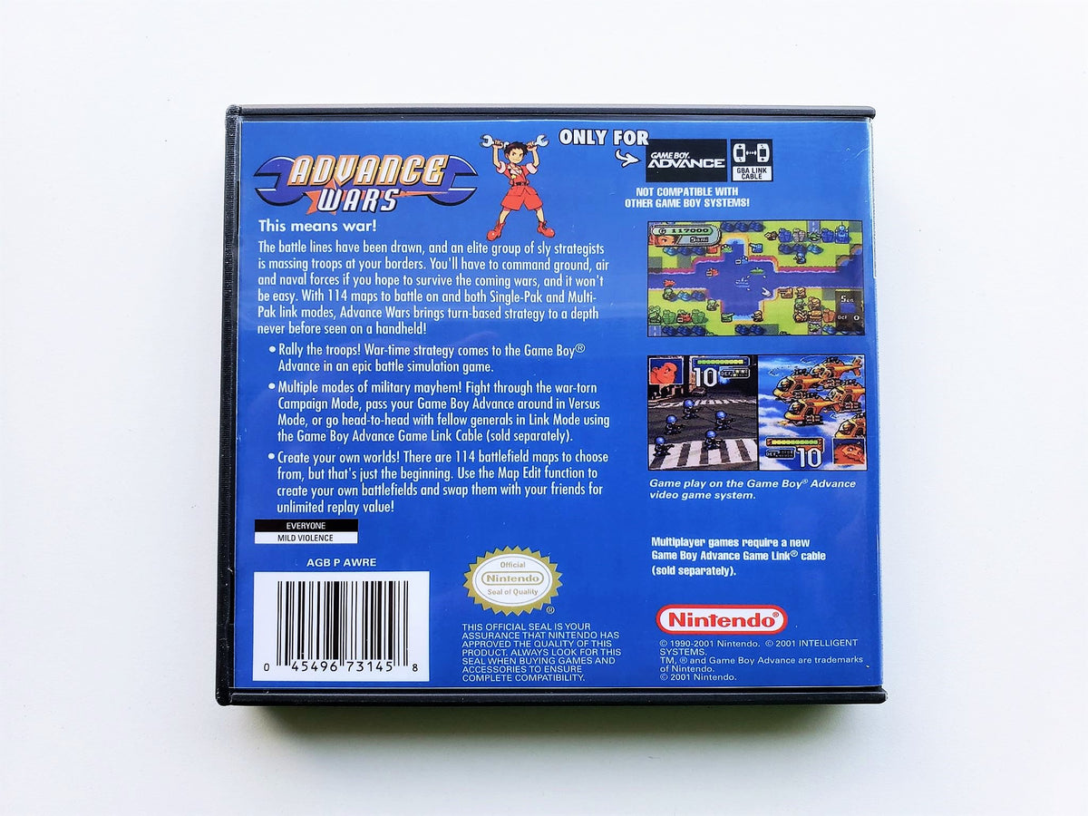 Advance Wars - (GBA) Game Boy Advance [Pre-Owned] – J&L Video