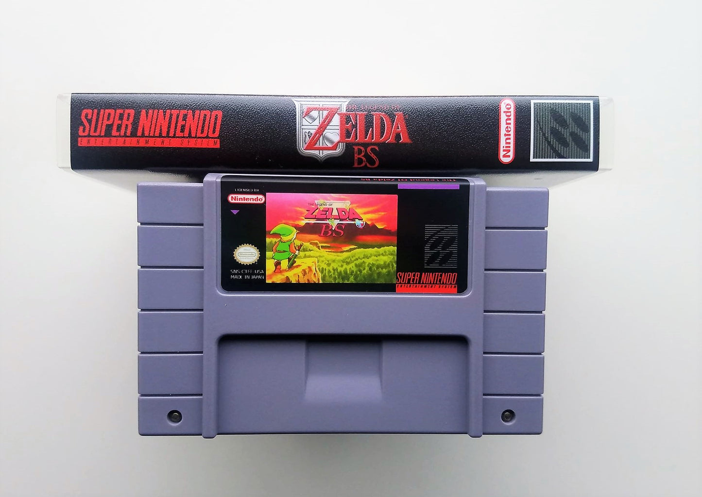 BS The Legend of Zelda Maps 1 and 2 - (Super Nintendo SNES)