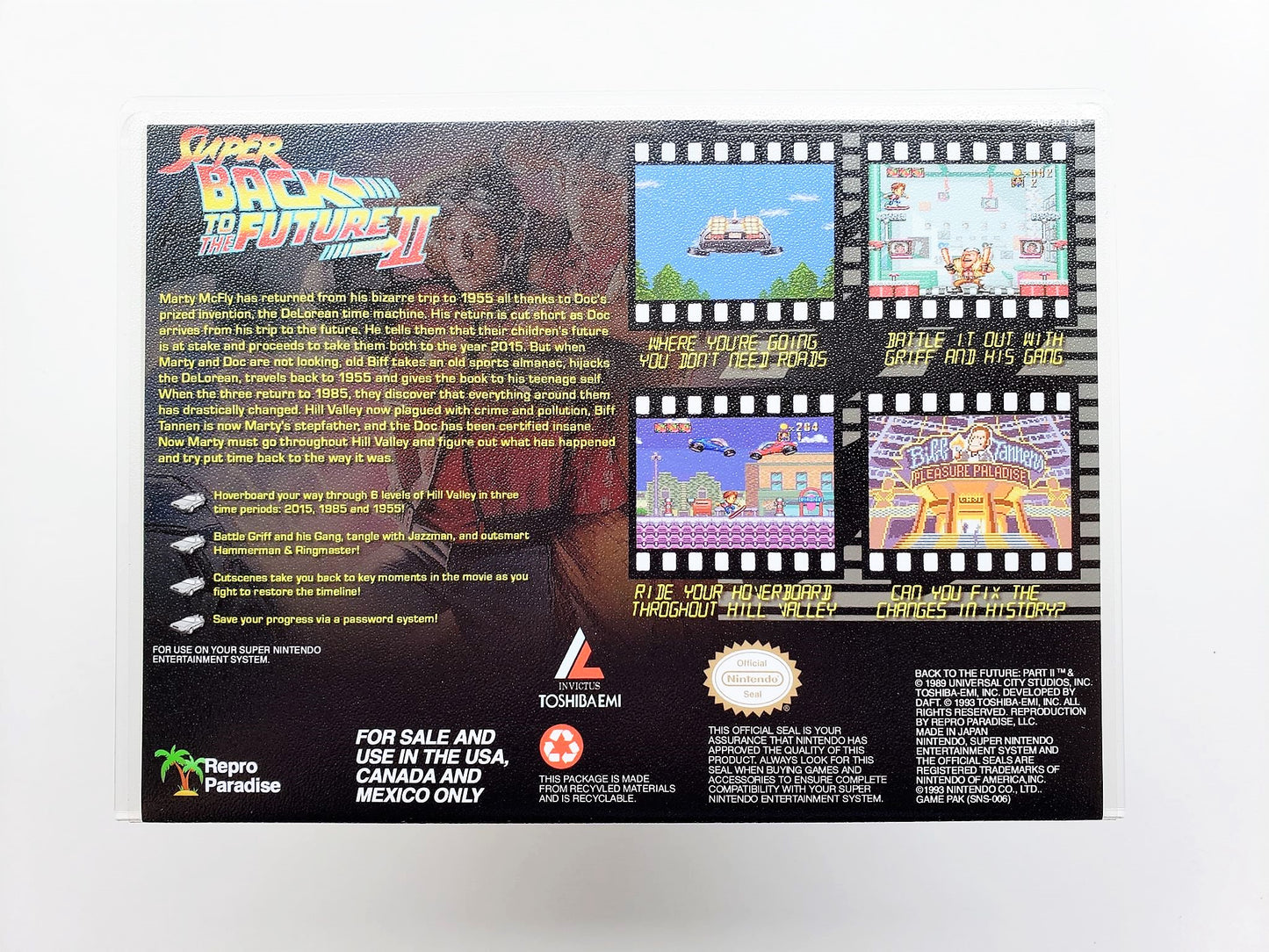 Super Back to the Future II - (Super Nintendo SNES)