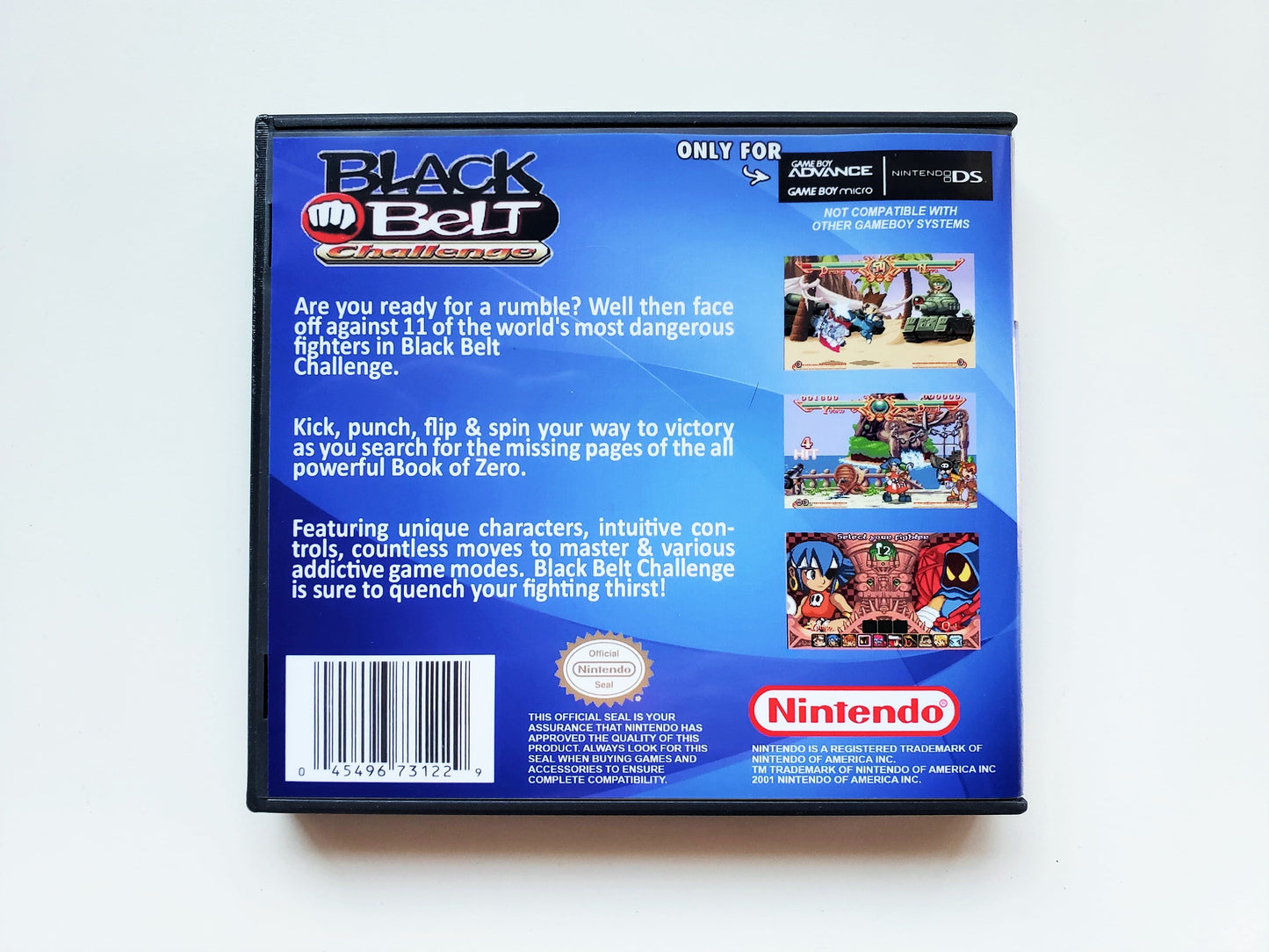 Black Belt Challenge - 2D Fighter (Gameboy Advance GBA)