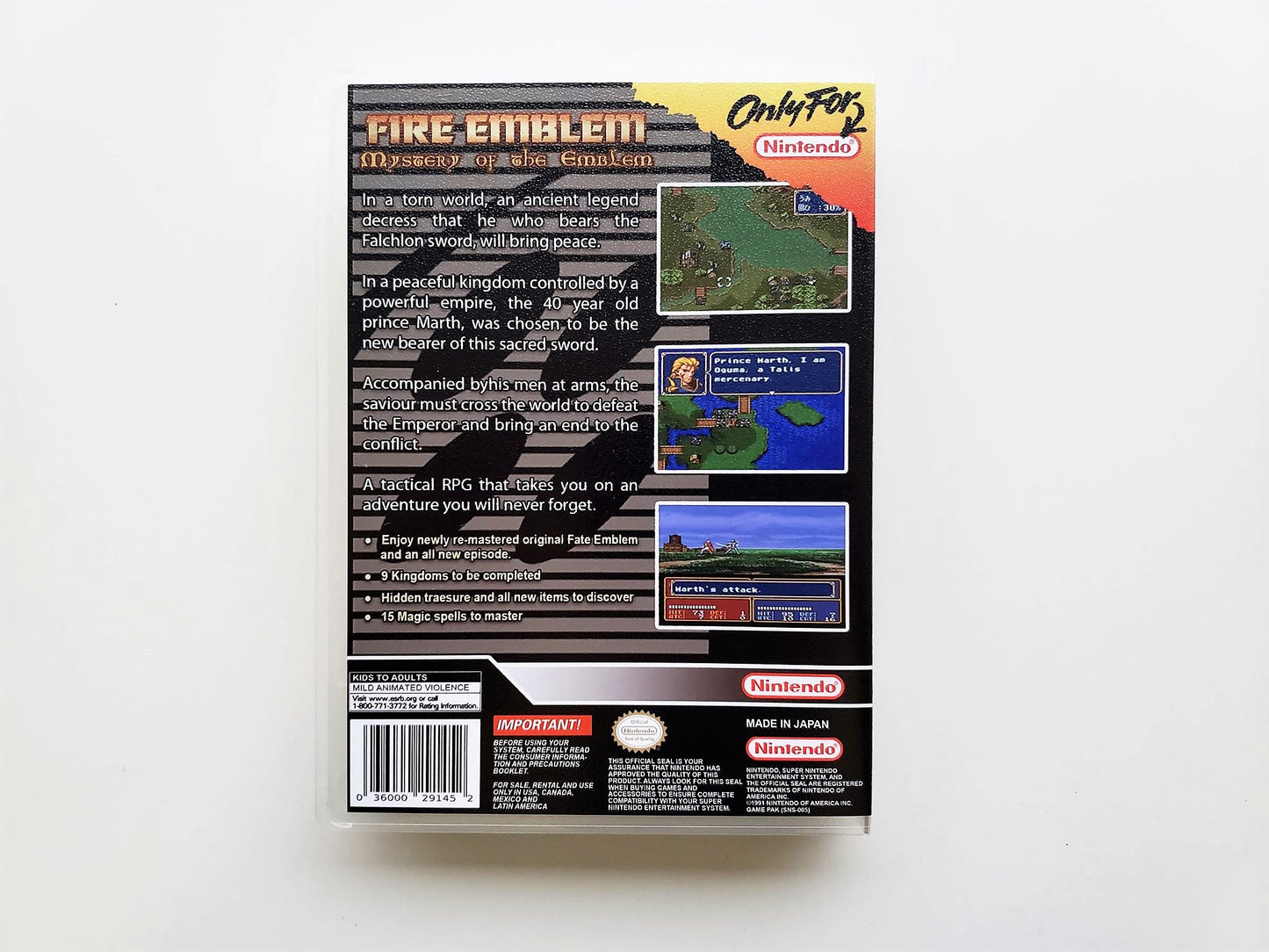 Fire Emblem - Mystery of the Emblem - (Super Nintendo SNES)