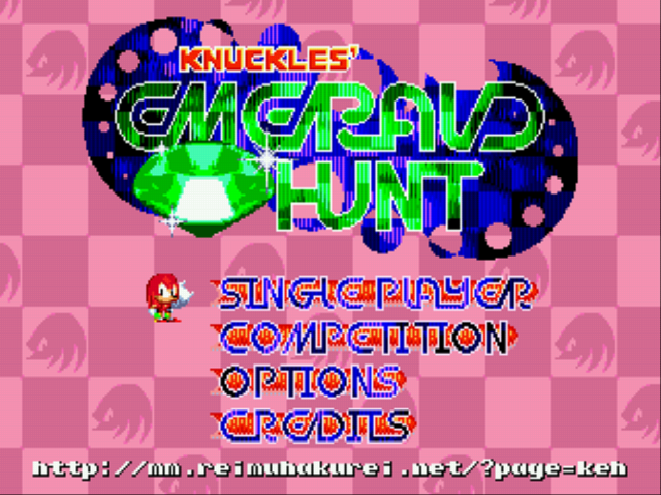 Knuckles Emerald Hunt - (Sega Genesis)