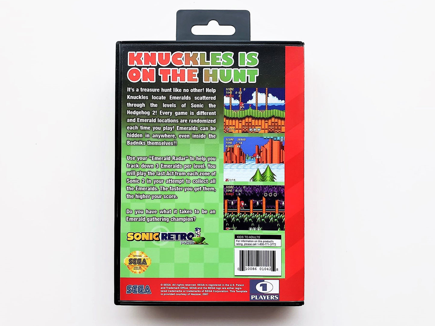 Knuckles Emerald Hunt - (Sega Genesis)