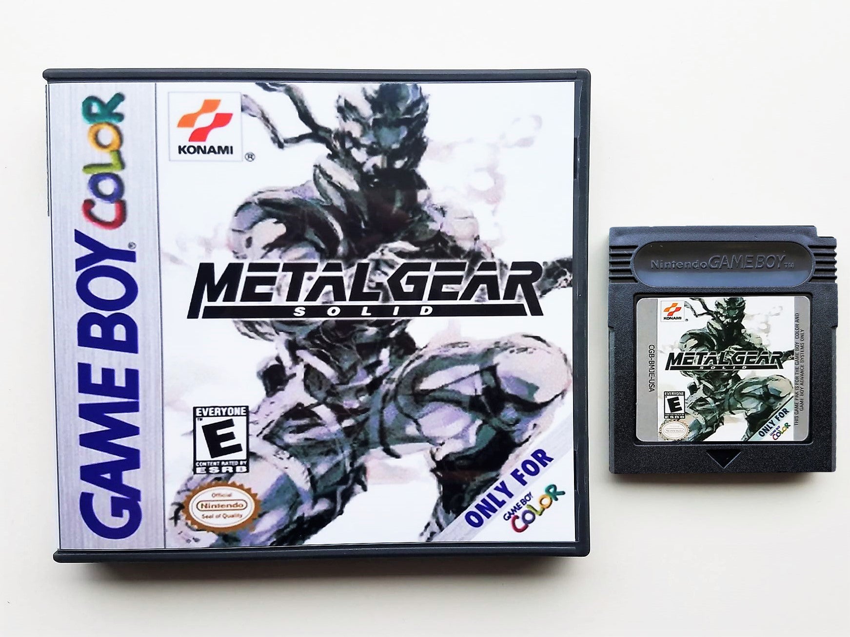 Metal Gear Solid for Nintendo newest Gameboy Color GBC