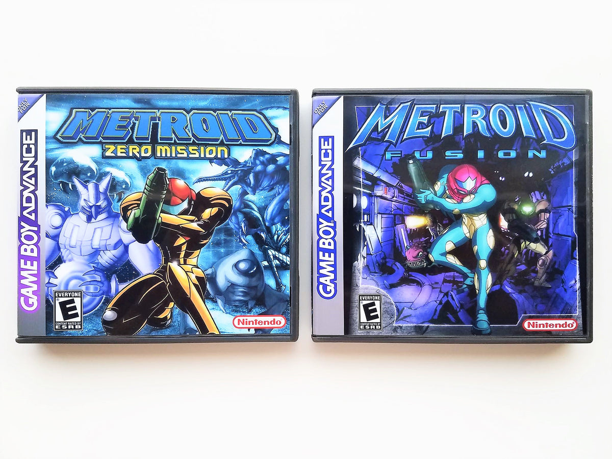 Metroid Fusion & Zero Mission (Gameboy Advance GBA) – Retro 