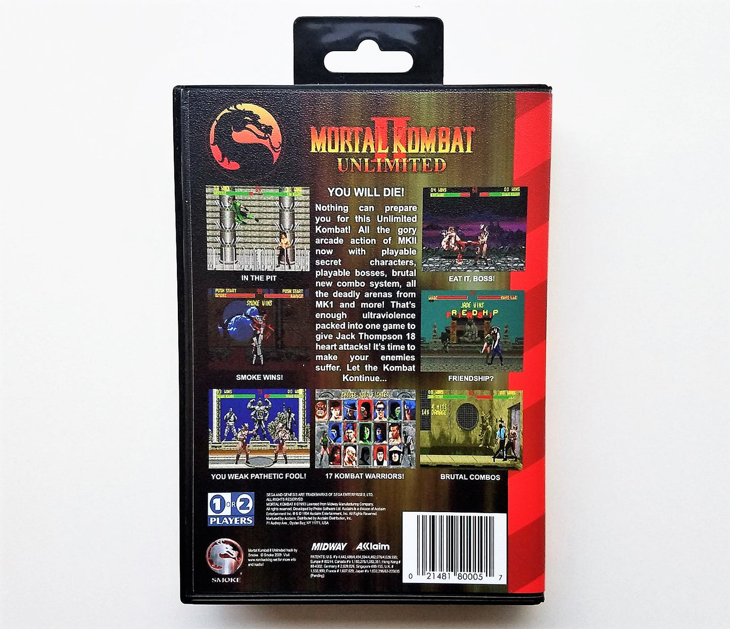 Mortal Kombat II Unlimited - (Sega Genesis)