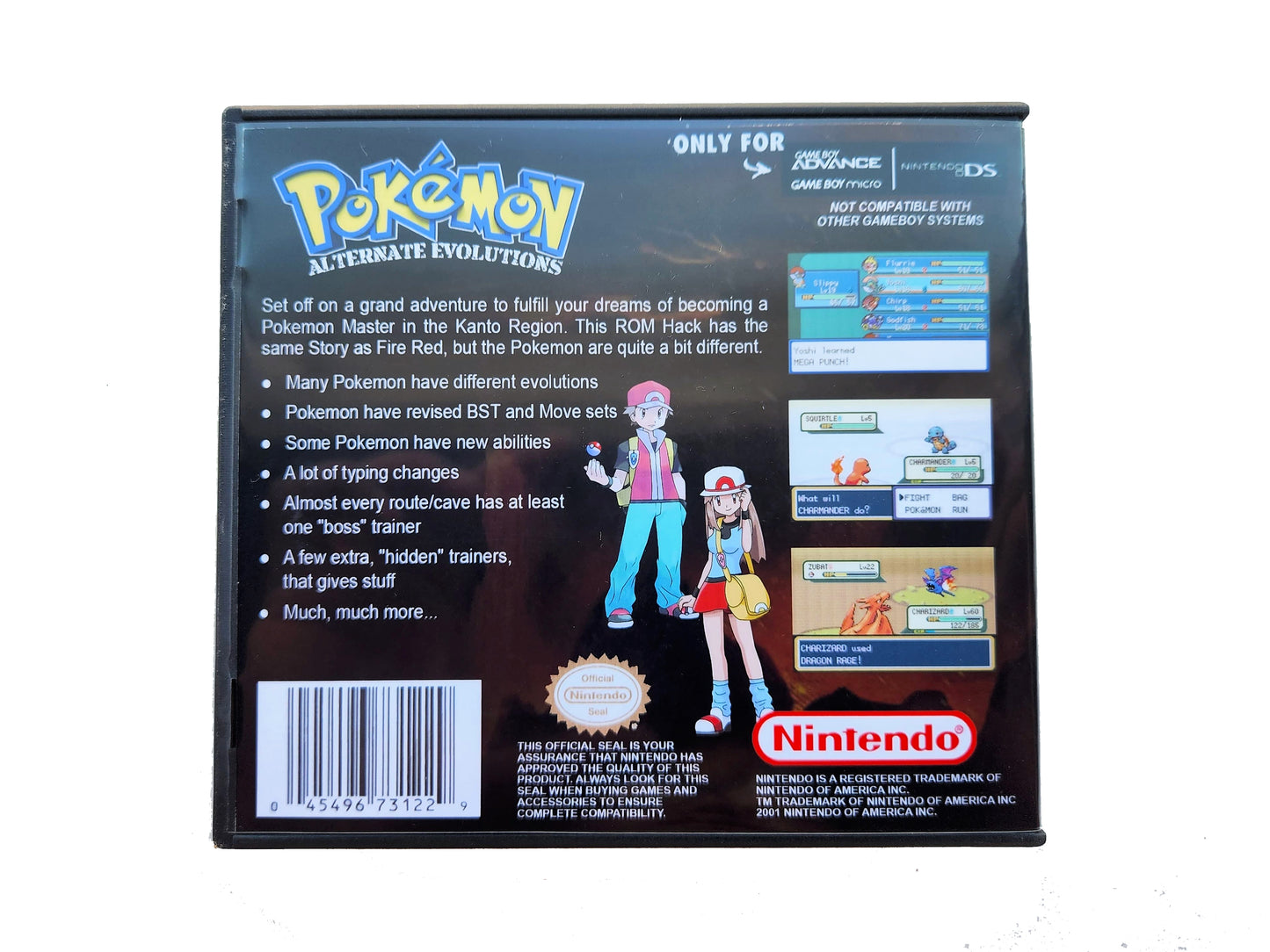 Pokemon Alternate Evolutions (Gameboy Advance GBA)