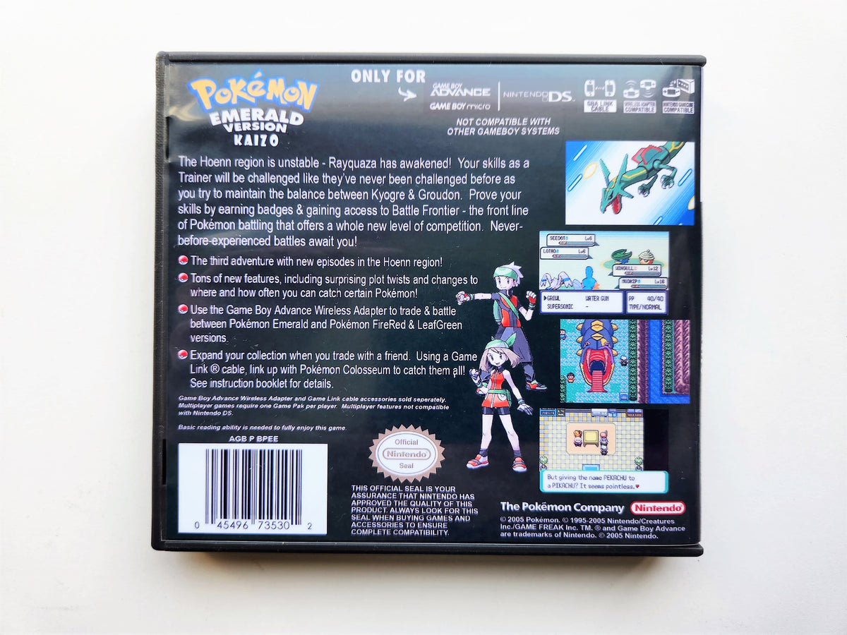 Pokémon Emerald Advanced ROM - Nintendo GBA