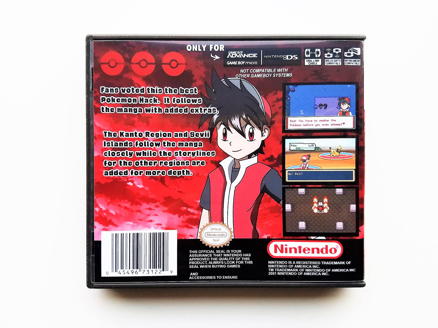 Pokemon Adventures Red Chapter (Gameboy Advance GBA)