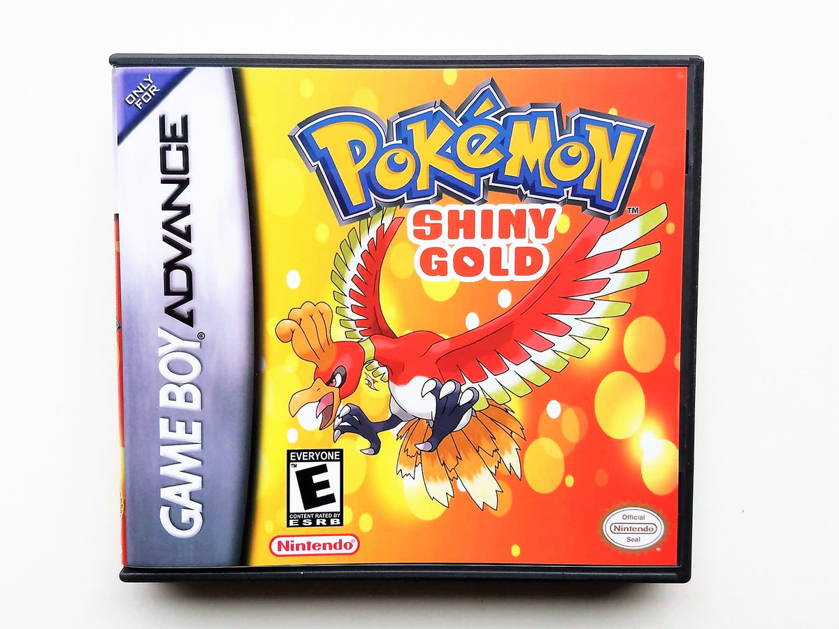 Pokemon Shiny Gold Version - Gameboy Advance Game - GBA - only Cartridge