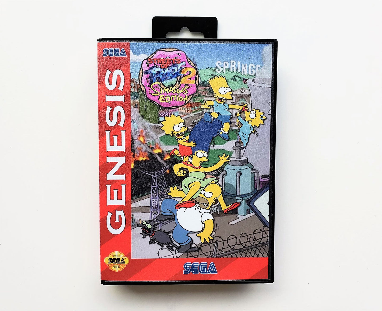 Simpsons in Streets of Rage 2 - (Sega Genesis)