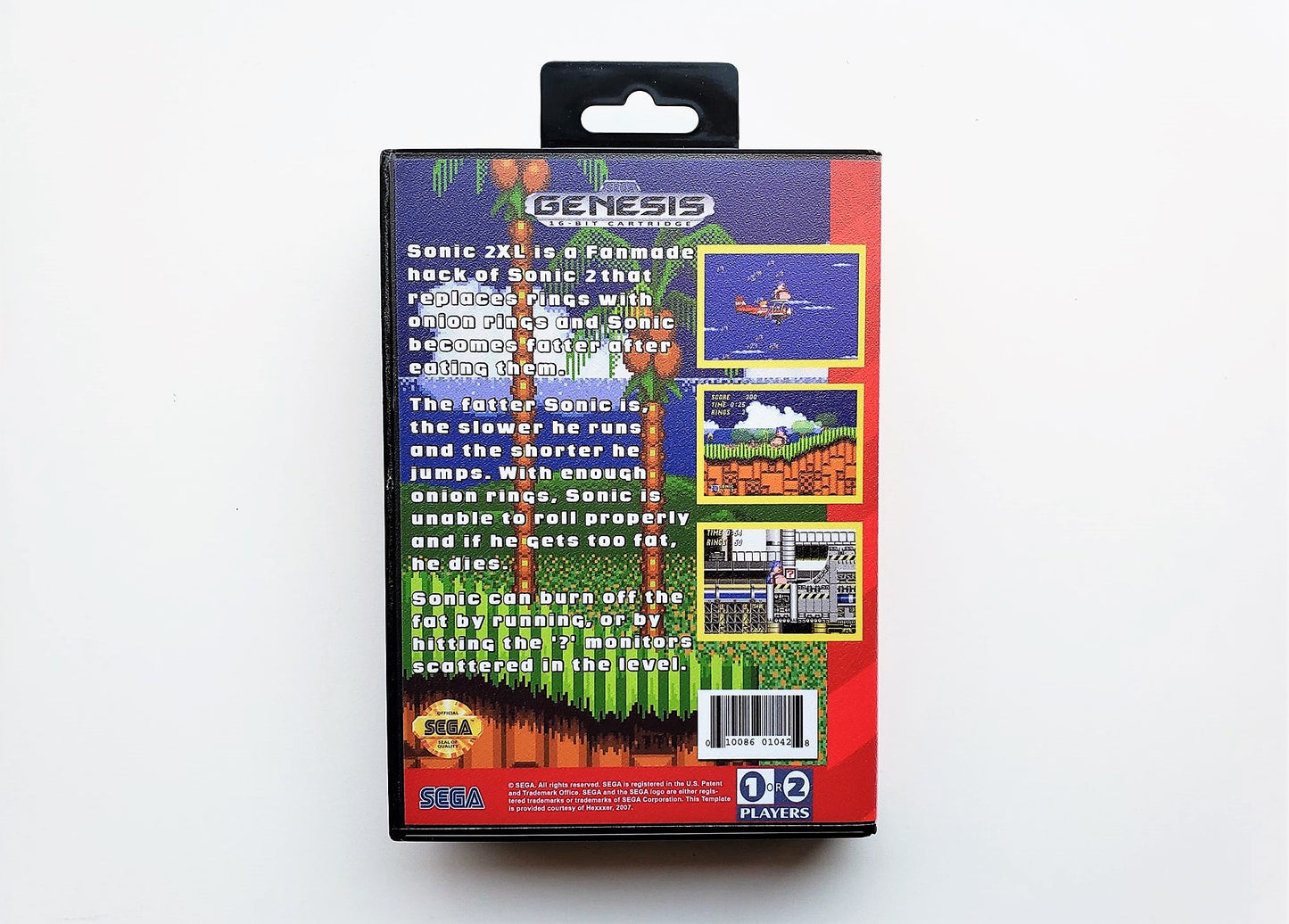 Sonic The Hedgehog 2XL - (Sega Genesis)