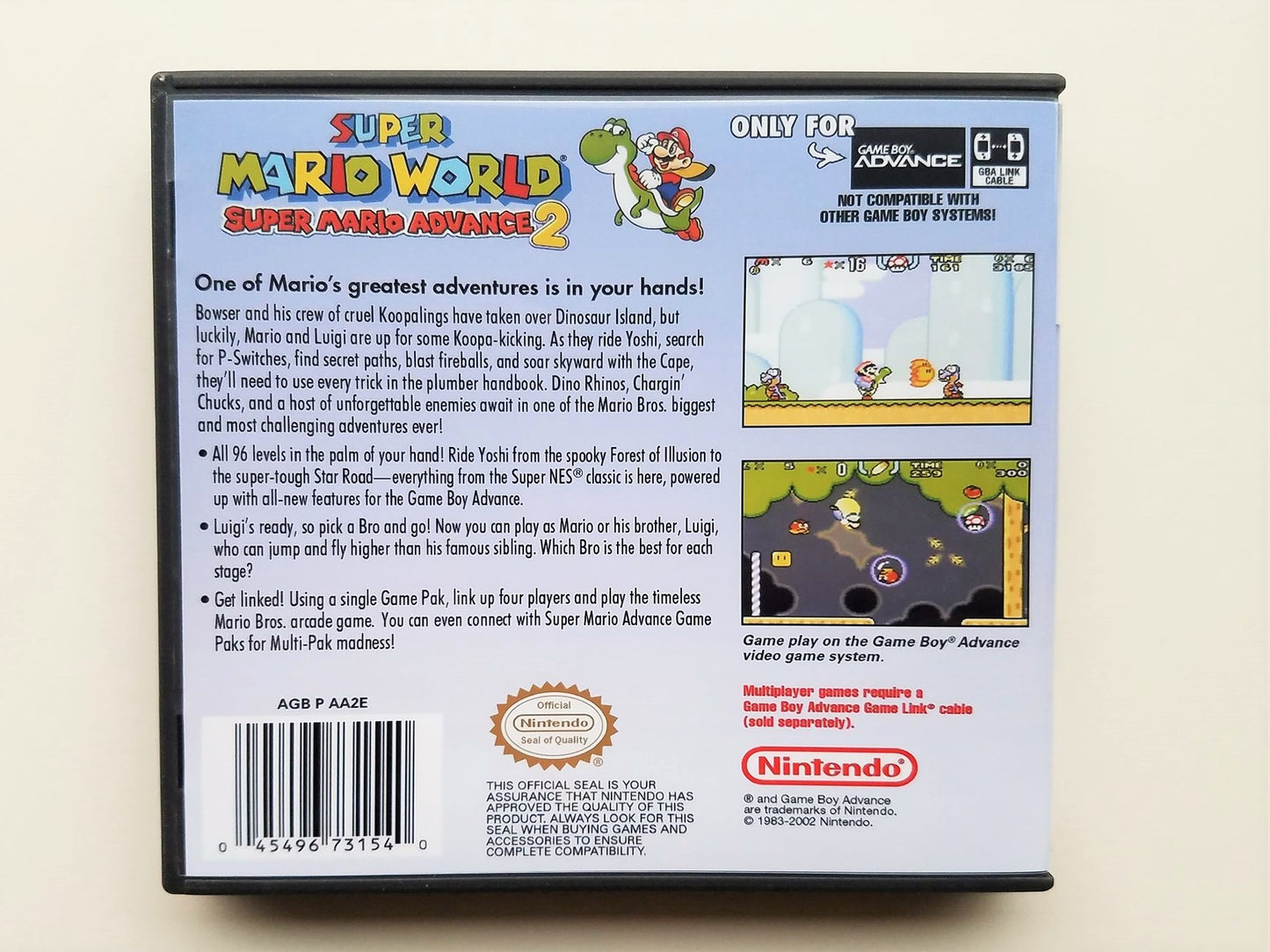 Super Mario World- Super Mario Advance 2 (Gameboy Advance GBA)