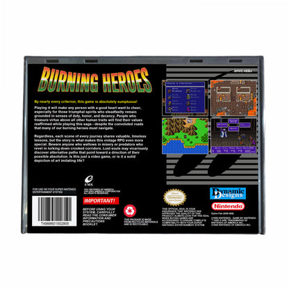 Burning Heroes RPG - (Super Nintendo SNES)