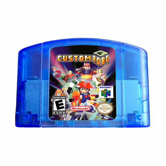 Custom Robo 64 (Clear Blue) - English (N64)