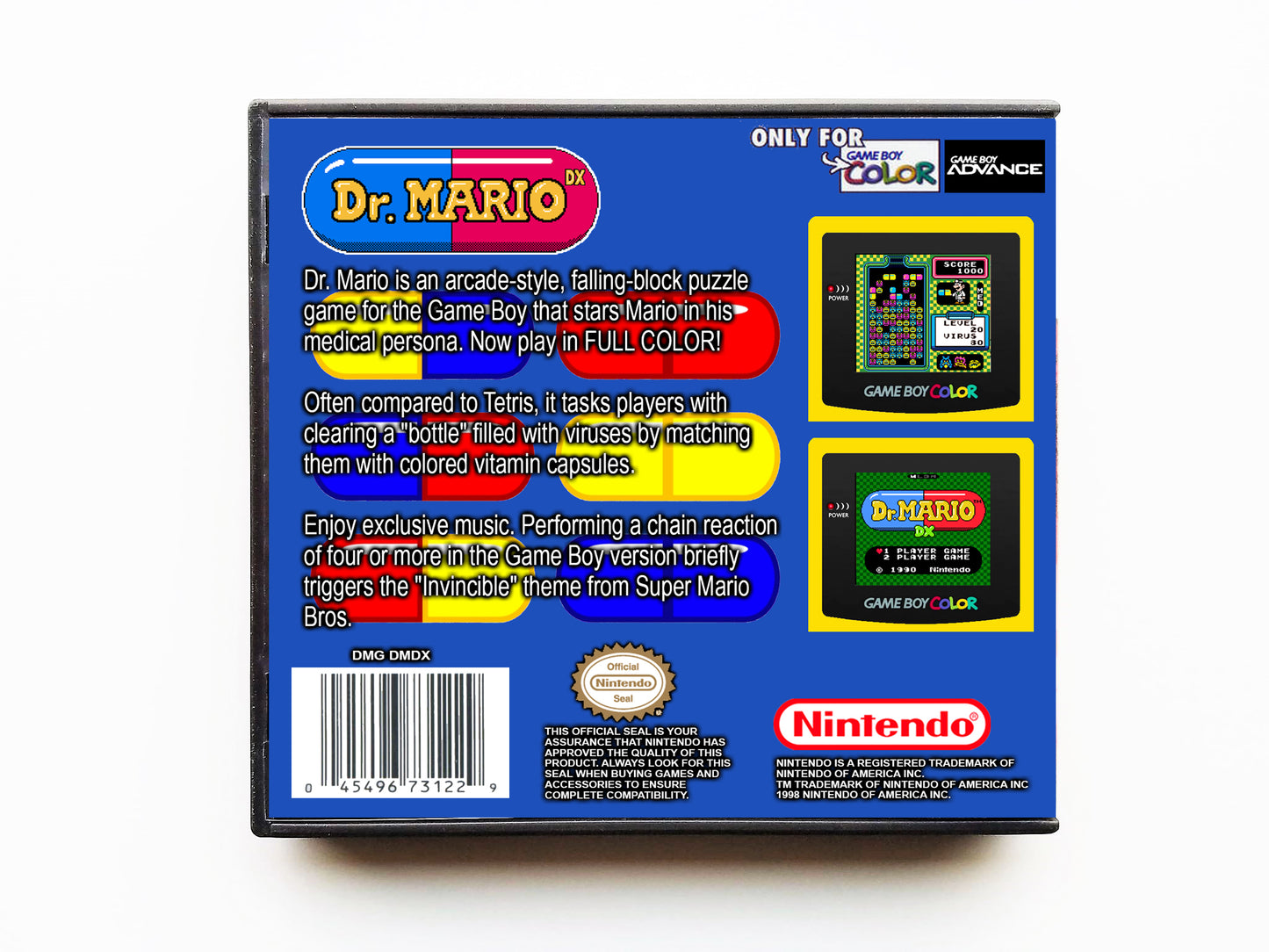 Dr. Mario DX (Gameboy Color GBC)