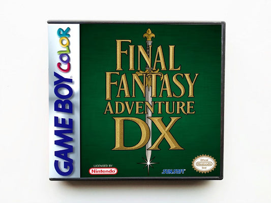 Final Fantasy Adventure DX "Now In Color" (Gameboy Color GBC)