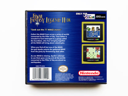 Final Fantasy Legend II DX "Now In Color" (Gameboy Color GBC)