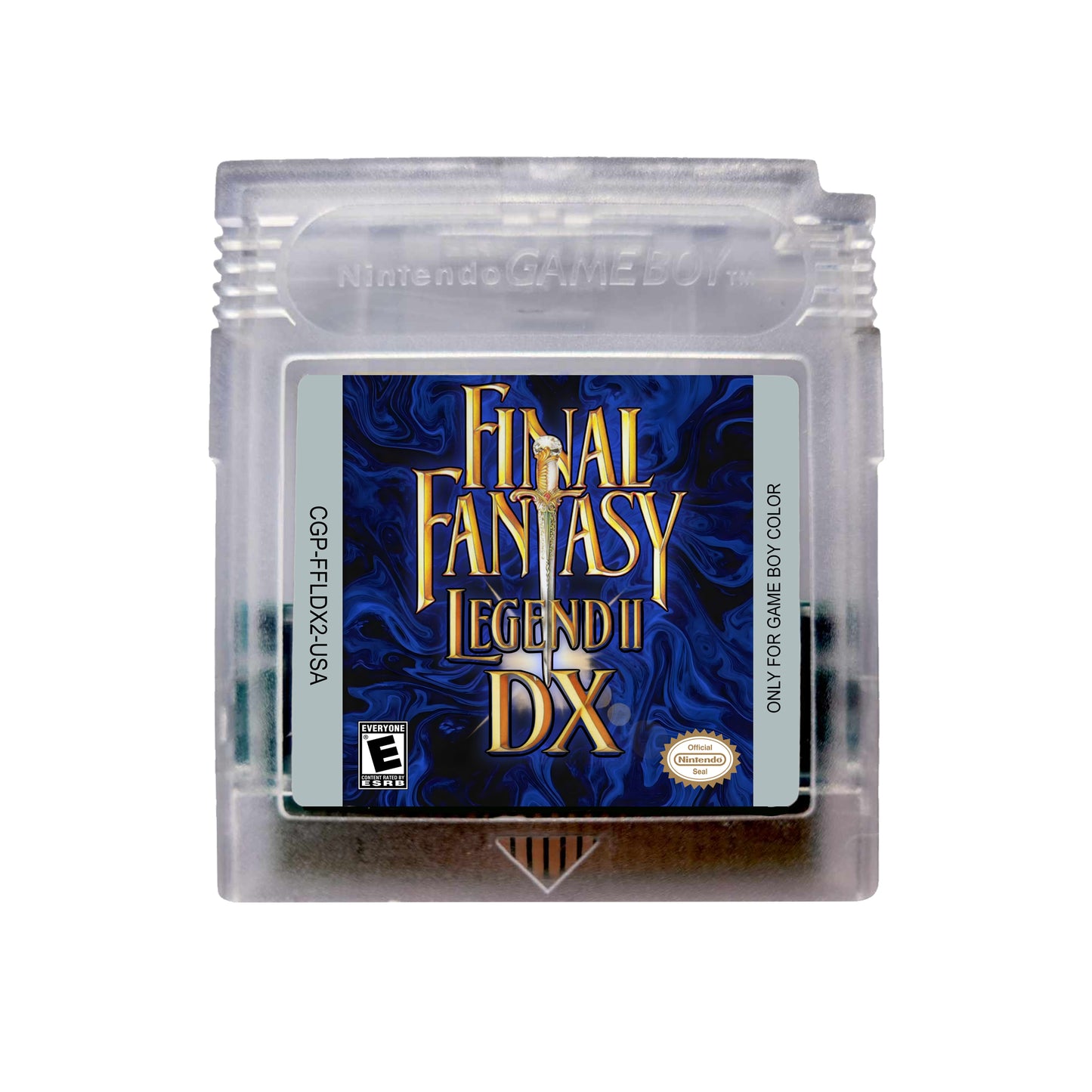Final Fantasy Legend II DX "Now In Color" (Gameboy Color GBC)