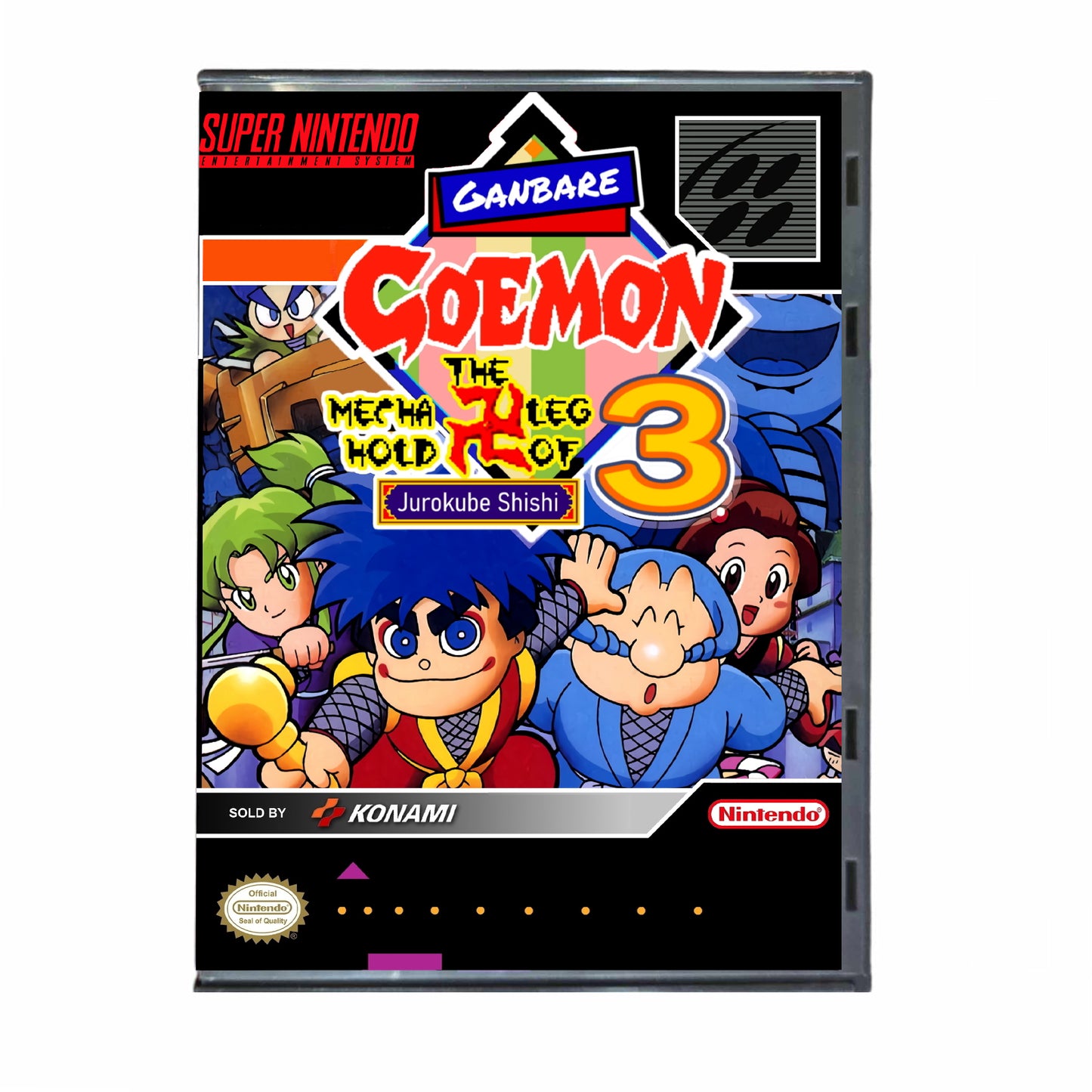 Ganbare Goemon 3 - (Super Nintendo SNES)