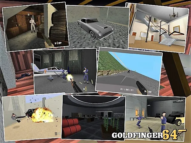 GoldFinger 64 - 007 (Nintendo 64 N64)