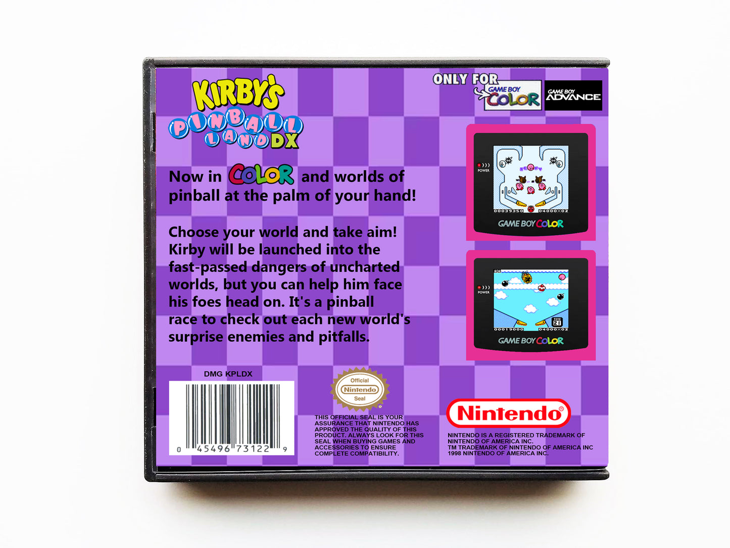 Kirbys Pinball Land DX Deluxe (Gameboy Color GBC)
