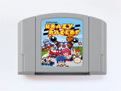 Konami Krazy Racers 64 - Mario Kart Hack (Nintendo N64)