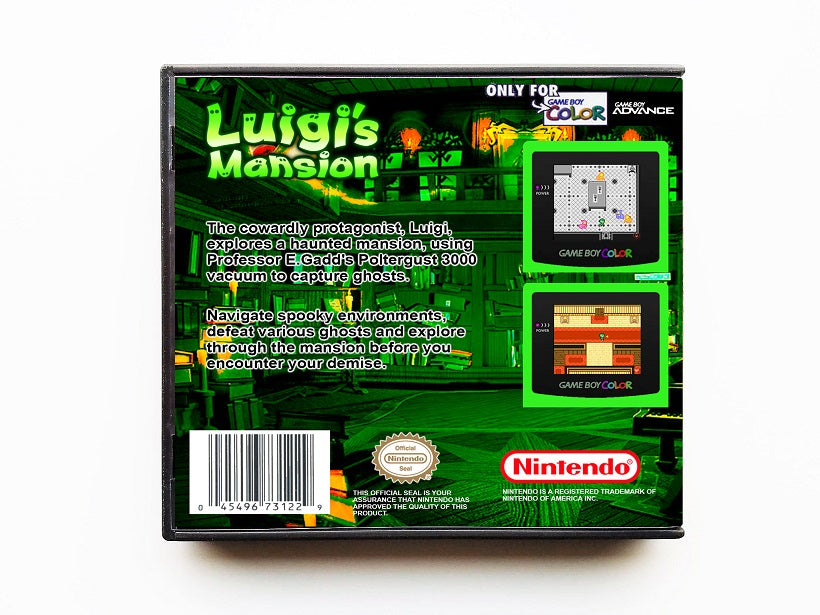 Luigi's Mansion Demake (Gameboy Color GBC)