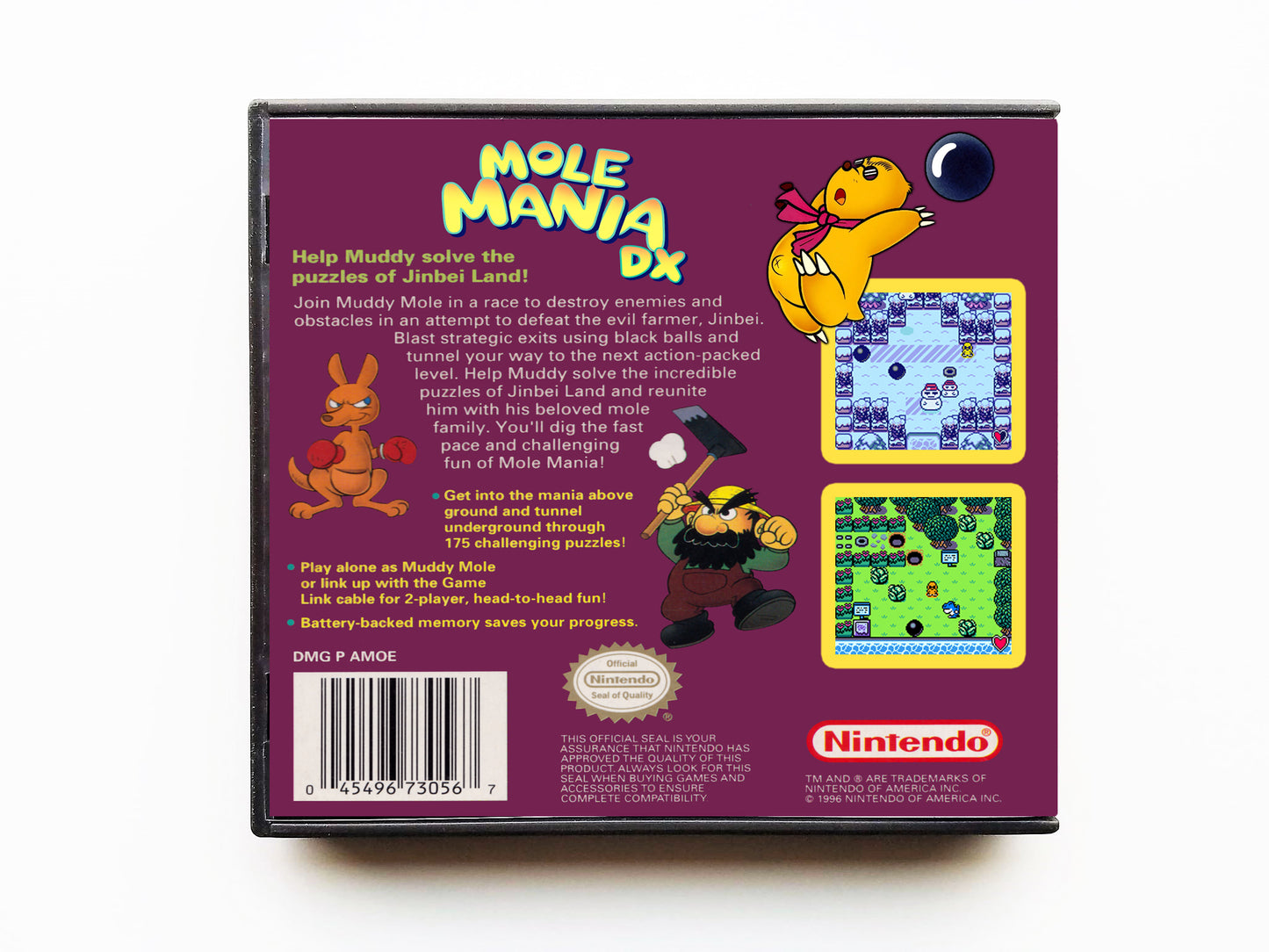Mole Mania DX (Gameboy Color GBC)