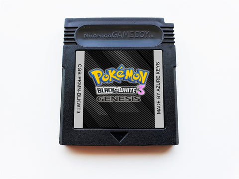 Pokemon Black & White 3 Genesis (Gameboy Color GBC)