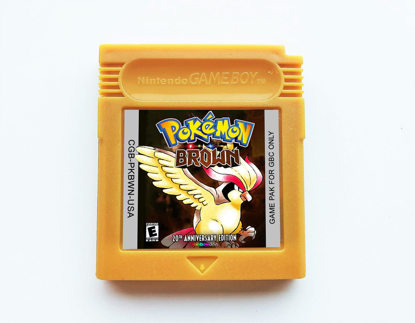 Pokemon Brown 20th Anniversary (Gameboy GB / GBC)