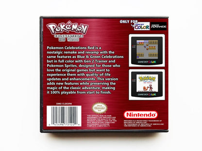 Pokemon Celebrations Red (Gameboy Color GBC)