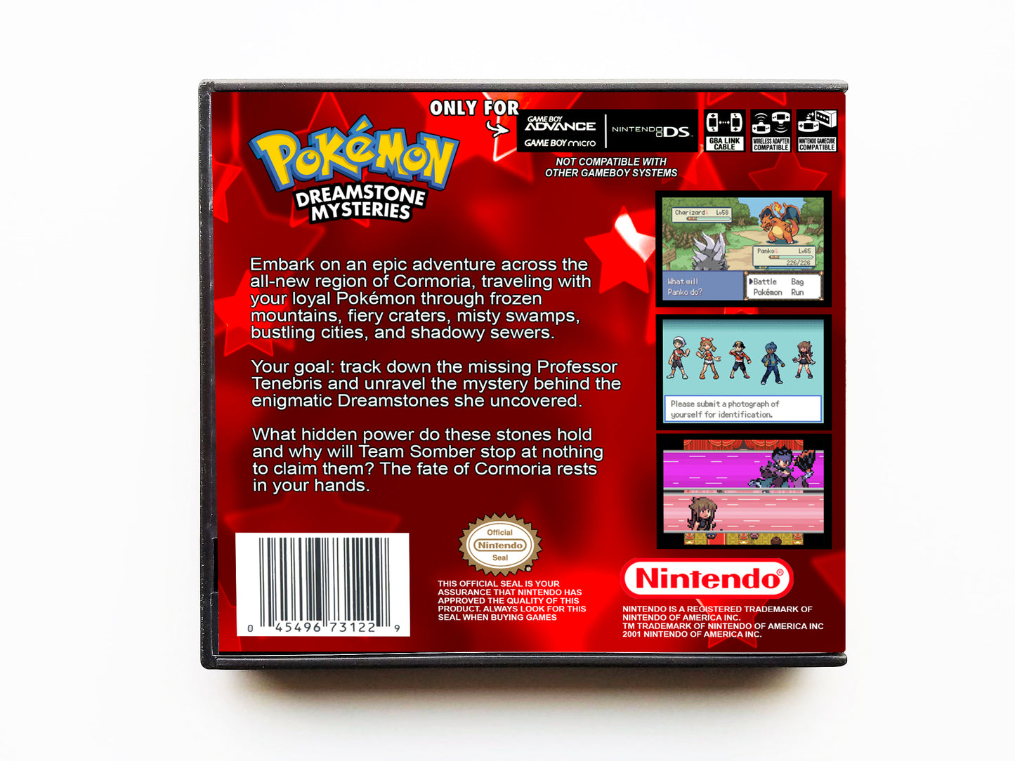 Pokemon Dreamstone Mysteries (Gameboy Advance GBA)