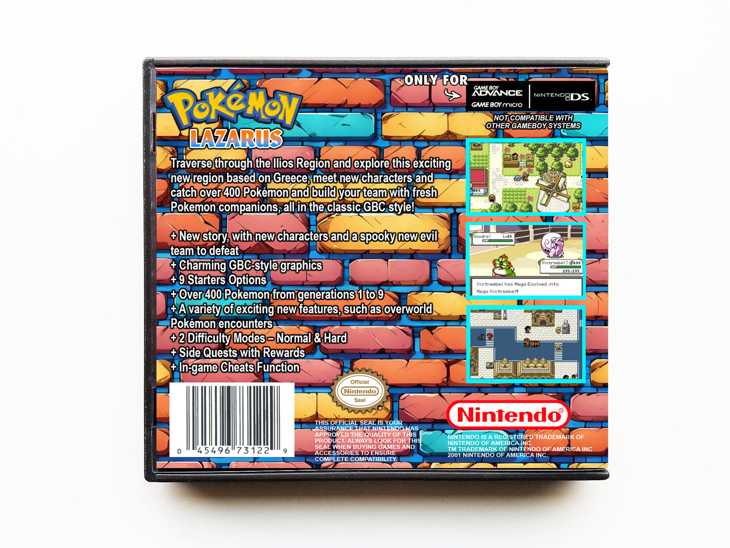 Pokemon Lazarus (Gameboy Advance GBA)