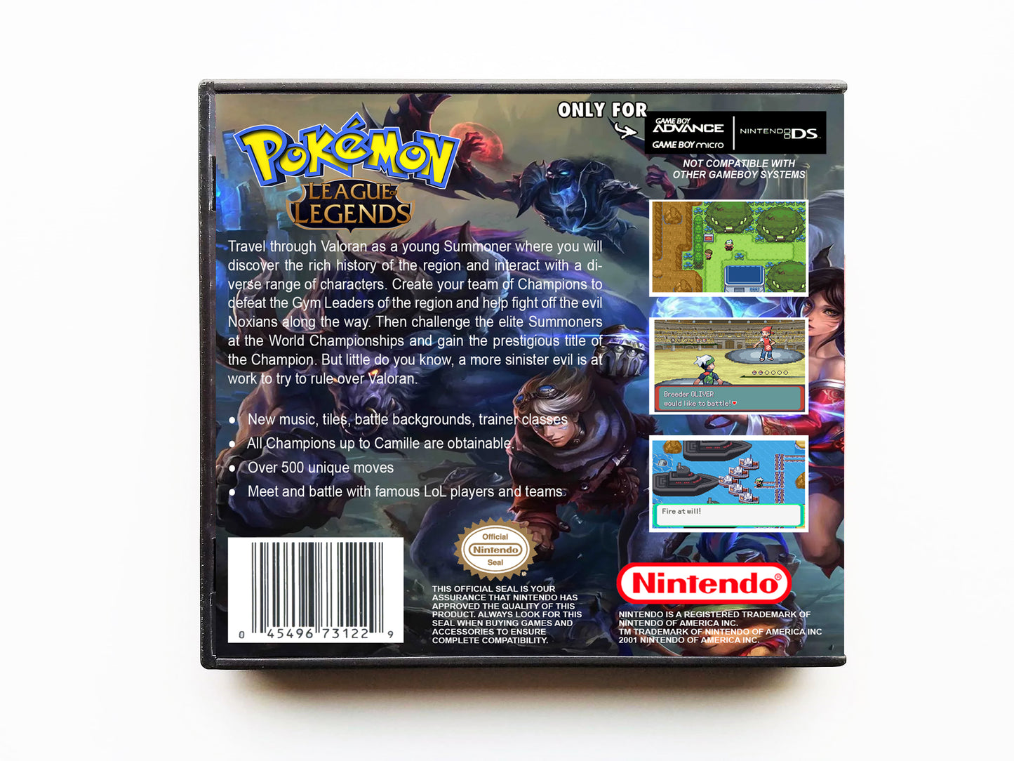 Pokemon League of Legends (Gameboy Advance GBA)