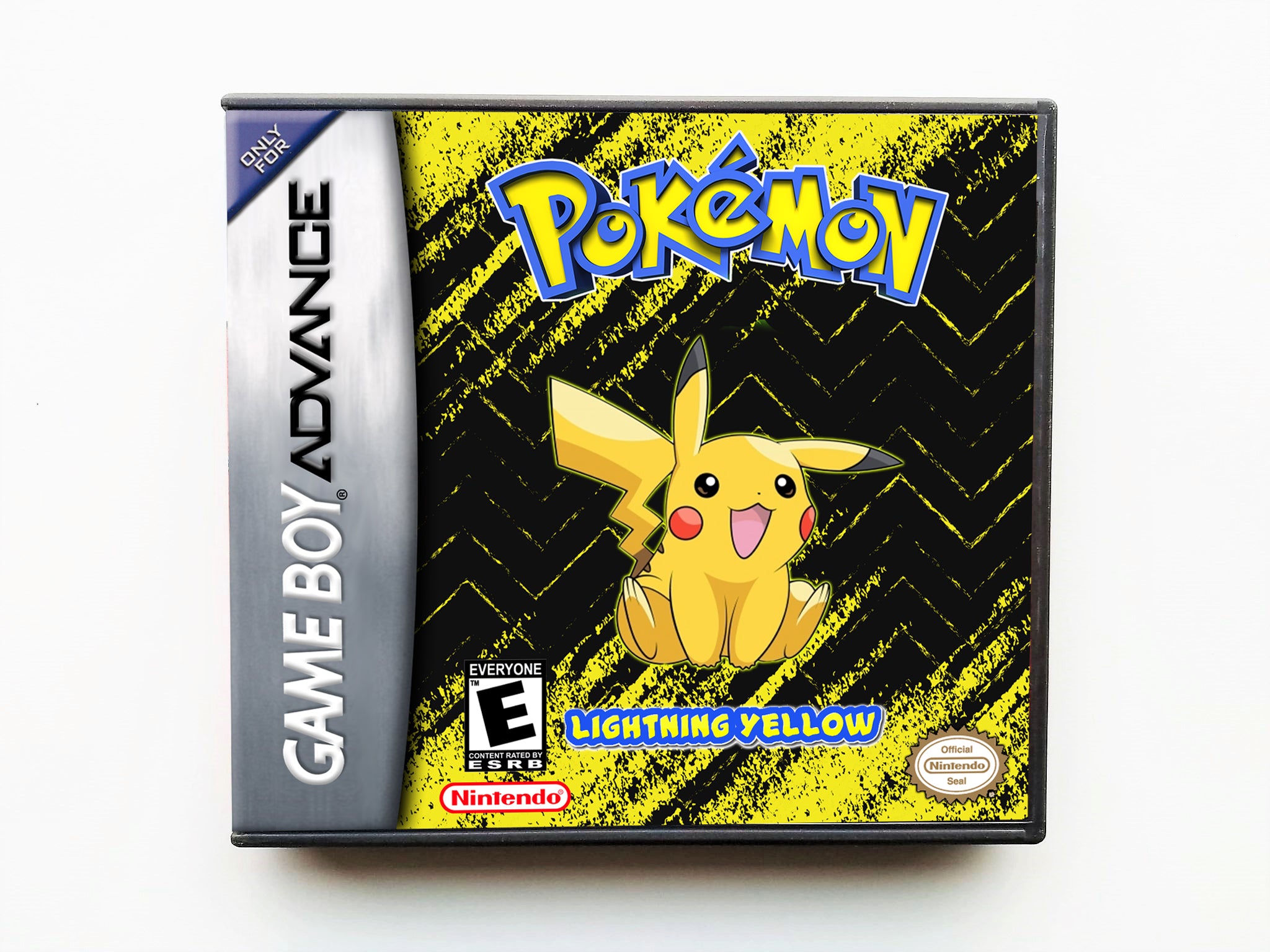 Yellow Pokemon 2024 Nintendo Gameboy Advance GBA System with Pokemon FireRed Game