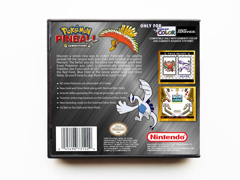 Pokemon Pinball Generations (Gameboy Color GBC)