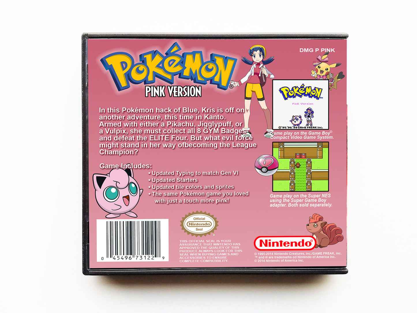 Pokemon Pink (Gameboy Color GBC)