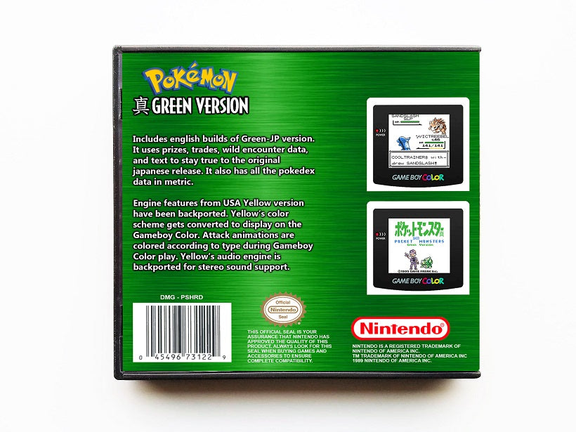 Pokemon 真 Shin Green (Gameboy GB) – Retro Gamers US