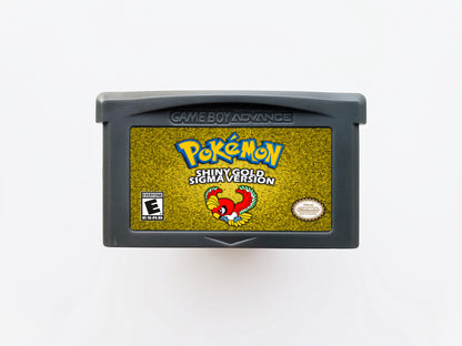 Pokemon Shiny Gold Sigma (Gameboy Advance - GBA) Remastered Fan Hack Retro Gamers US Pokemon Shiny Gold Sigma (Gameboy Advance - GBA) Remastered Fan Hack Retro Gamers US