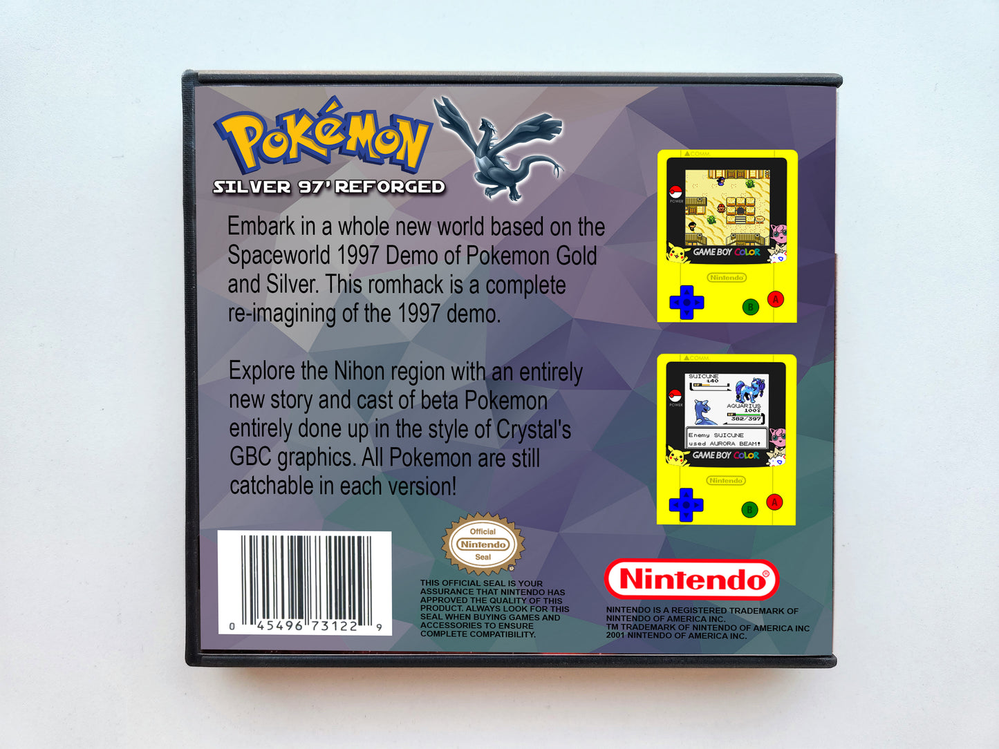 Pokemon Silver 97 Reforged (Gameboy Color GBC)