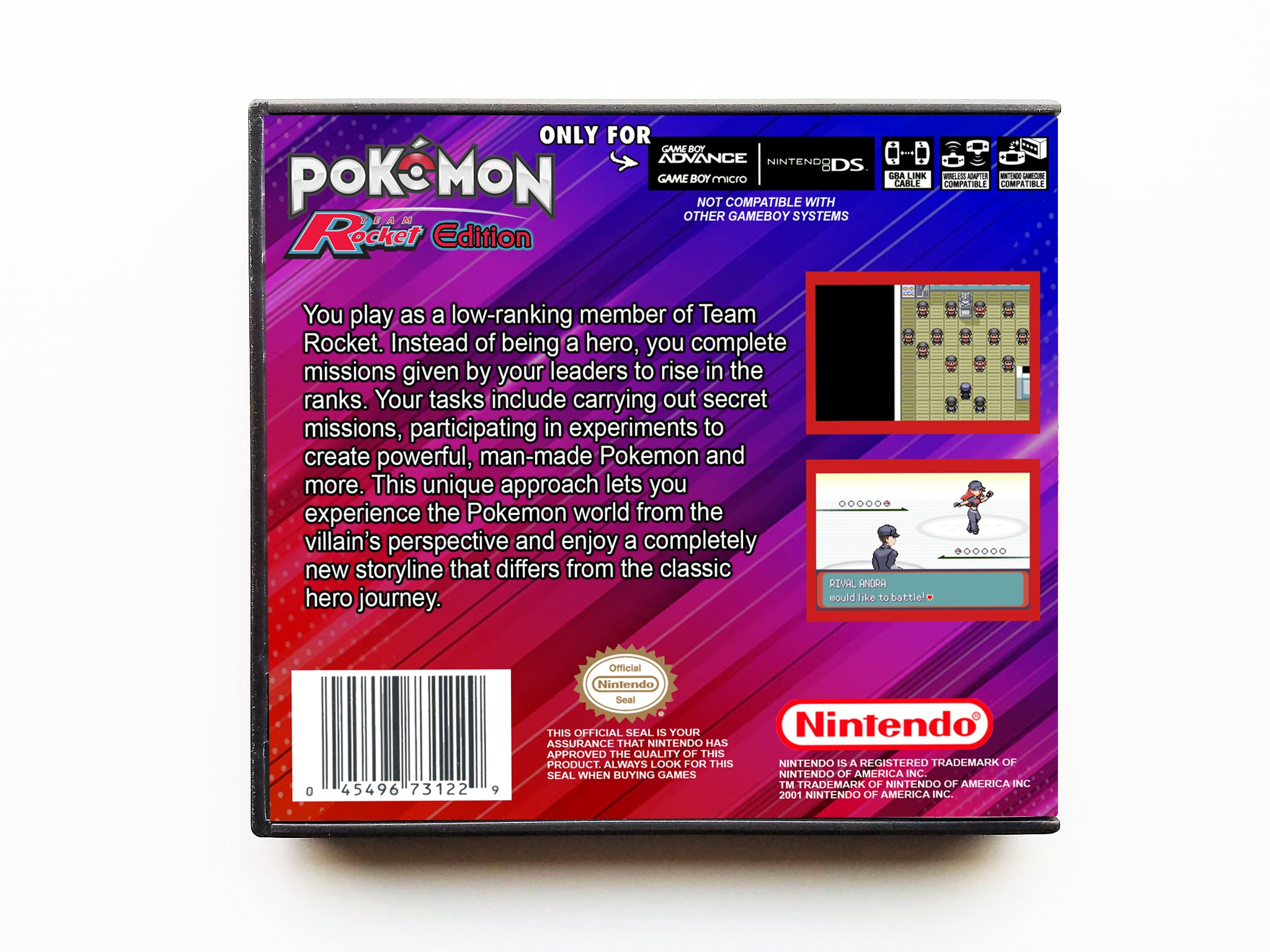 ポケモンGBA　チームロケット Pokemon Team Rocket Edition (Gameboy Advance - GBA) Custom Fanmade