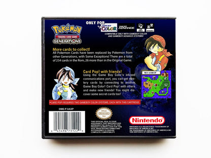 Pokemon Trading Card Game Generations (Gameboy Color GBC)