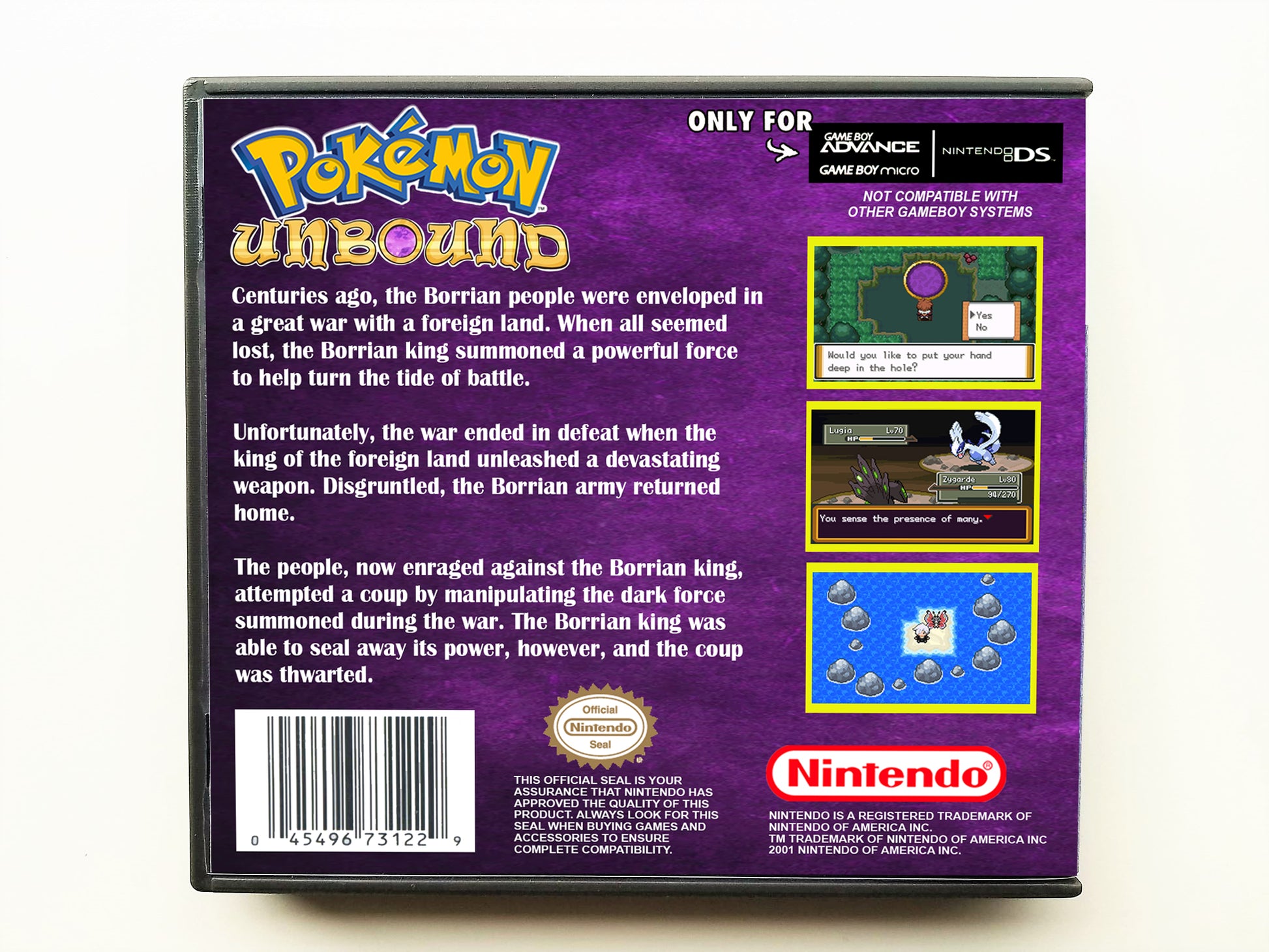 Pokemon Unbound (Gameboy Advance GBA) Retro Gamers US Pokemon Unbound (Gameboy Advance GBA) Retro Gamers US